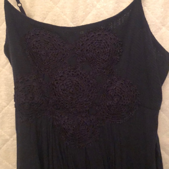Betsey Johnson Dark Blue High-Low Dress - Picture 2 of 5